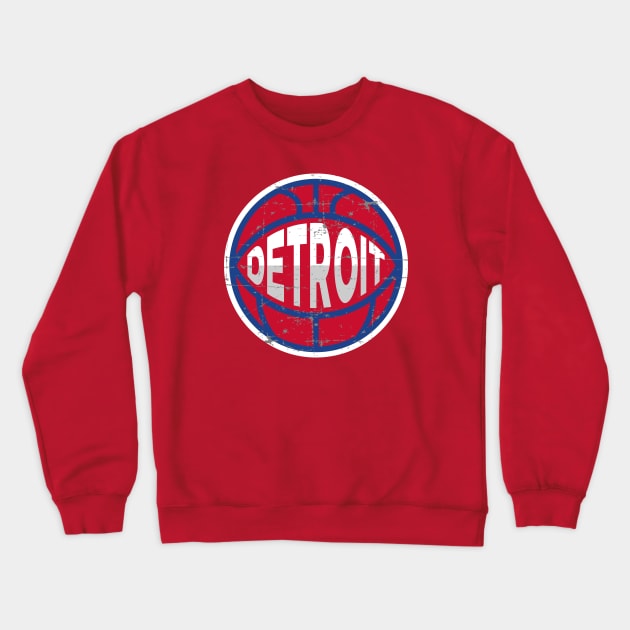 Detroit Basketball 1 Crewneck Sweatshirt by HooPet